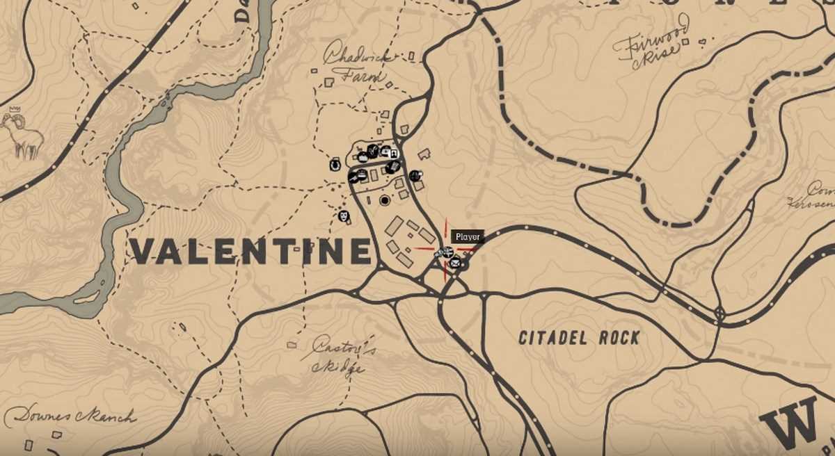 Места обитания бобров в игре Red Dead Redemption 2