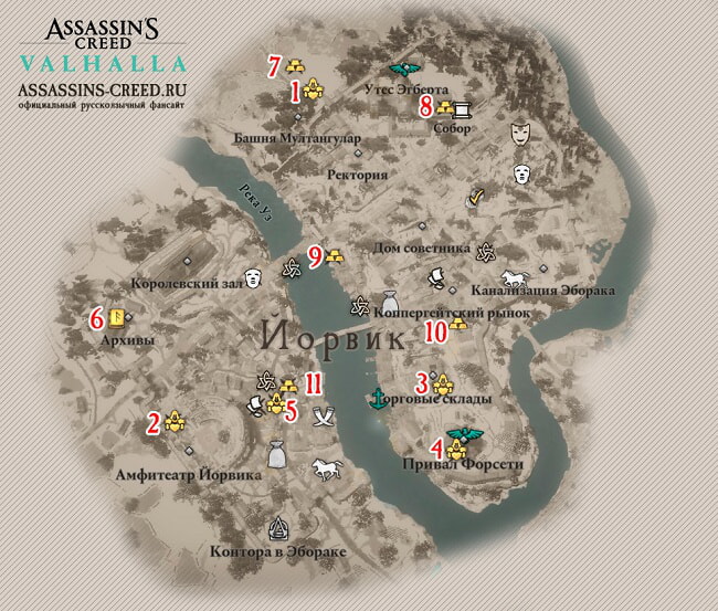 Сокровища Йорвик - Assassin's Creed Valhalla